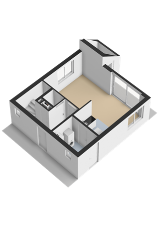 Floorplan - Zeedijk 24-438, 4504 PN Nieuwvliet